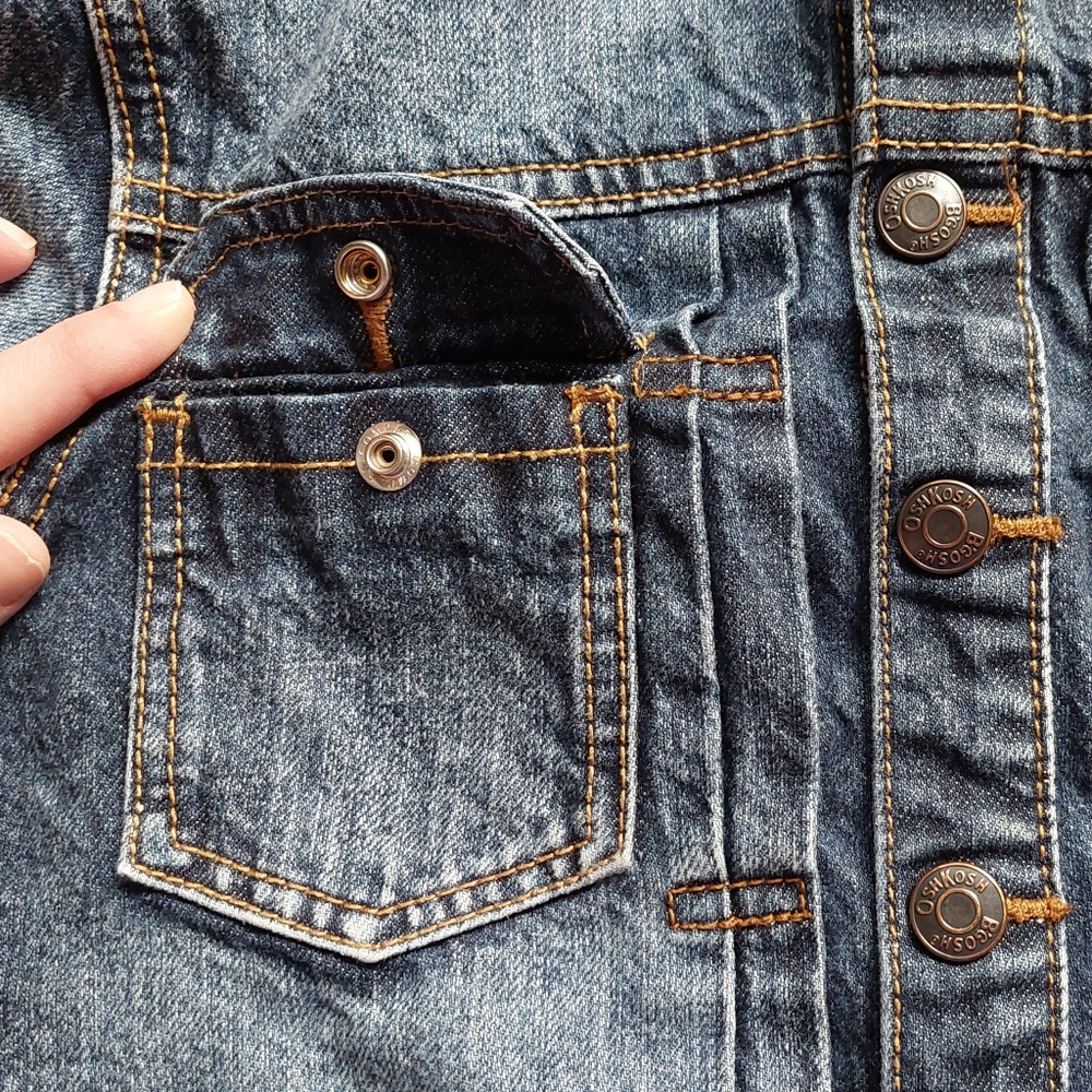 Oshkosh euc jean jacket size 12 - Picture 6 of 12